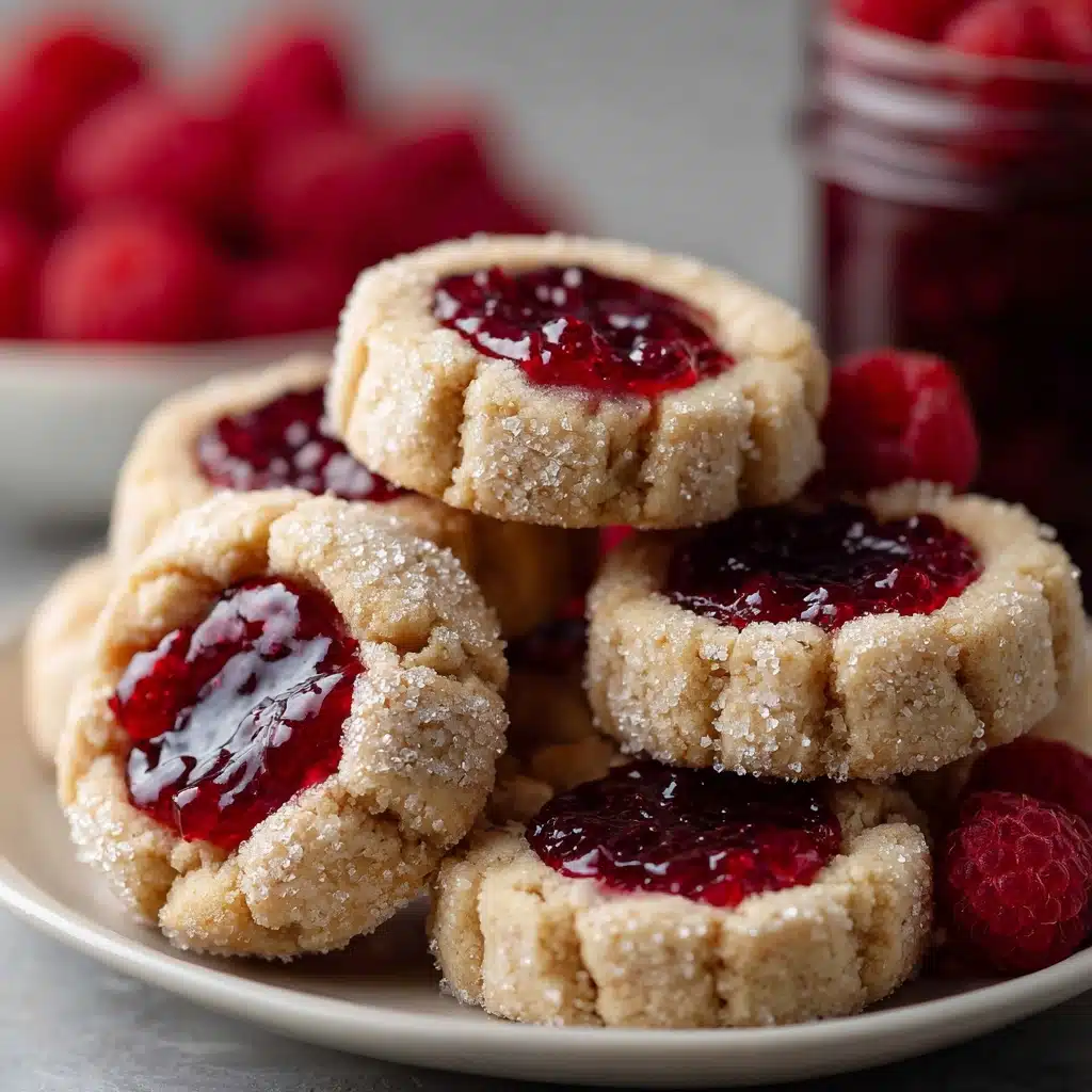 Raspberry Thumbprint Cookies Recipe - Recipe Image
