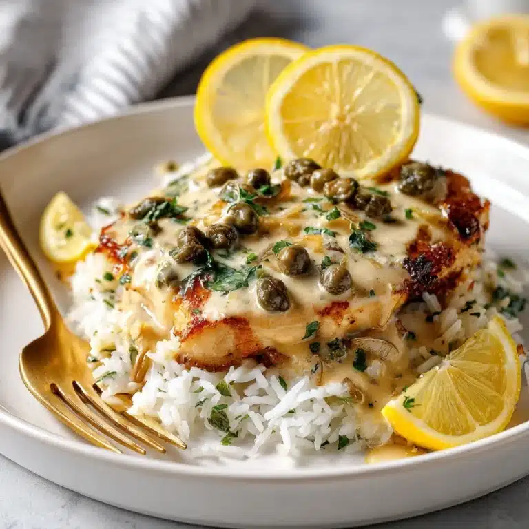 Creamy Lemon Garlic Herb Tilapia Recipe