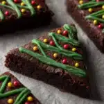 Christmas Tree Brownies Recipe