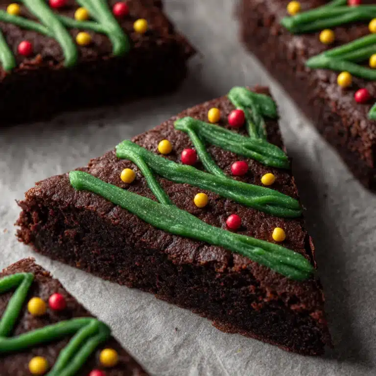 Christmas Tree Brownies Recipe