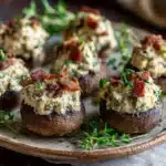 Best Christmas Stuffed Mushrooms Recipe