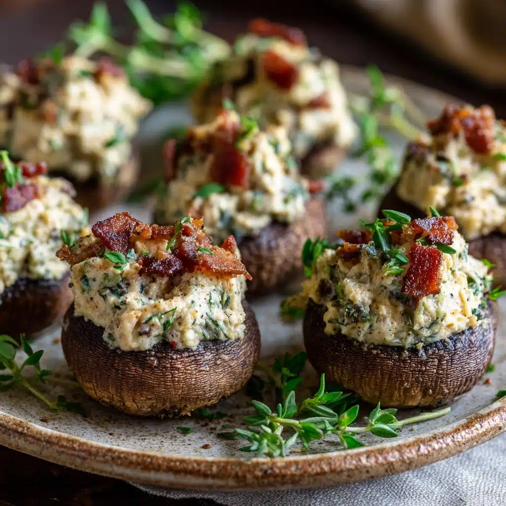 Best Christmas Stuffed Mushrooms Recipe