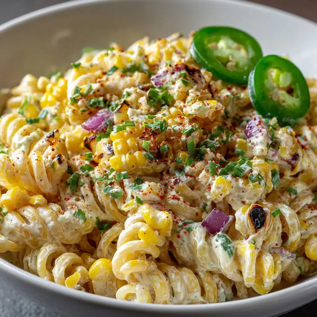 Mexican Street Corn Pasta Salad Recipe - Recipe Image