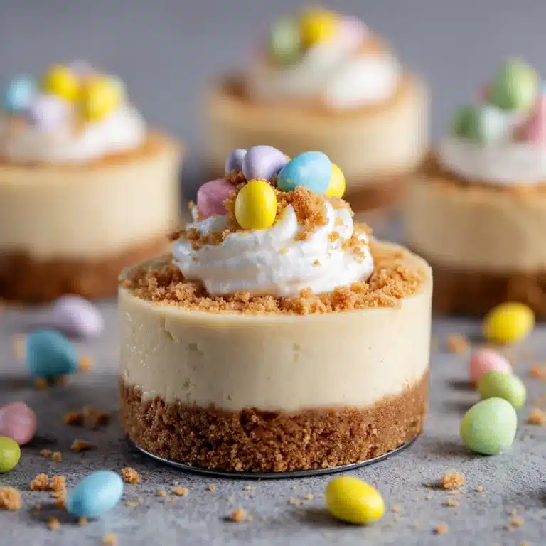 Easter No-Bake Mini Cheesecakes Recipe