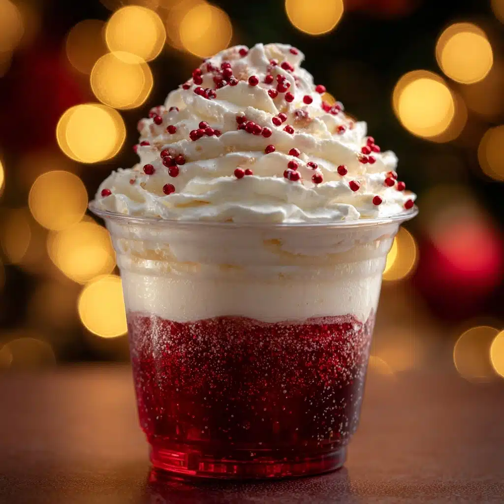 Santa Claus Frappuccino Recipe - Recipe Image