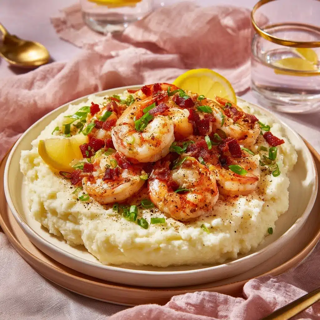 Low Carb Keto Shrimp and Grits Recipe - Recipe Image