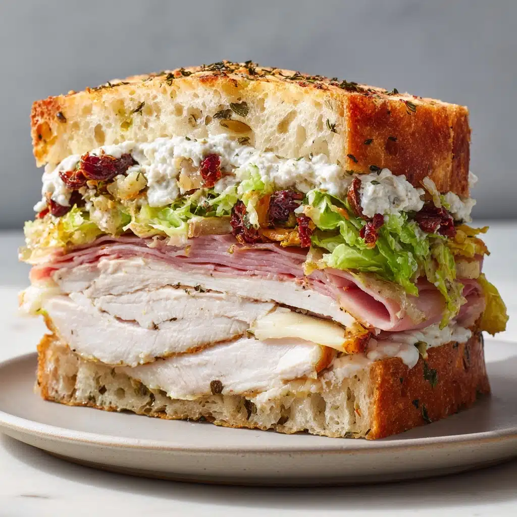Trader Joe’s Sun-Dried Tomato Focaccia Turkey Sandwich Recipe