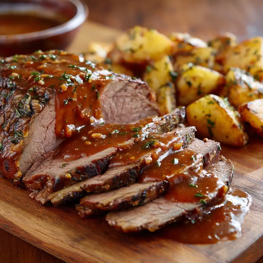 Slow Cooker Beef Brisket with BBQ Sauce Recipe - Recipe Image
