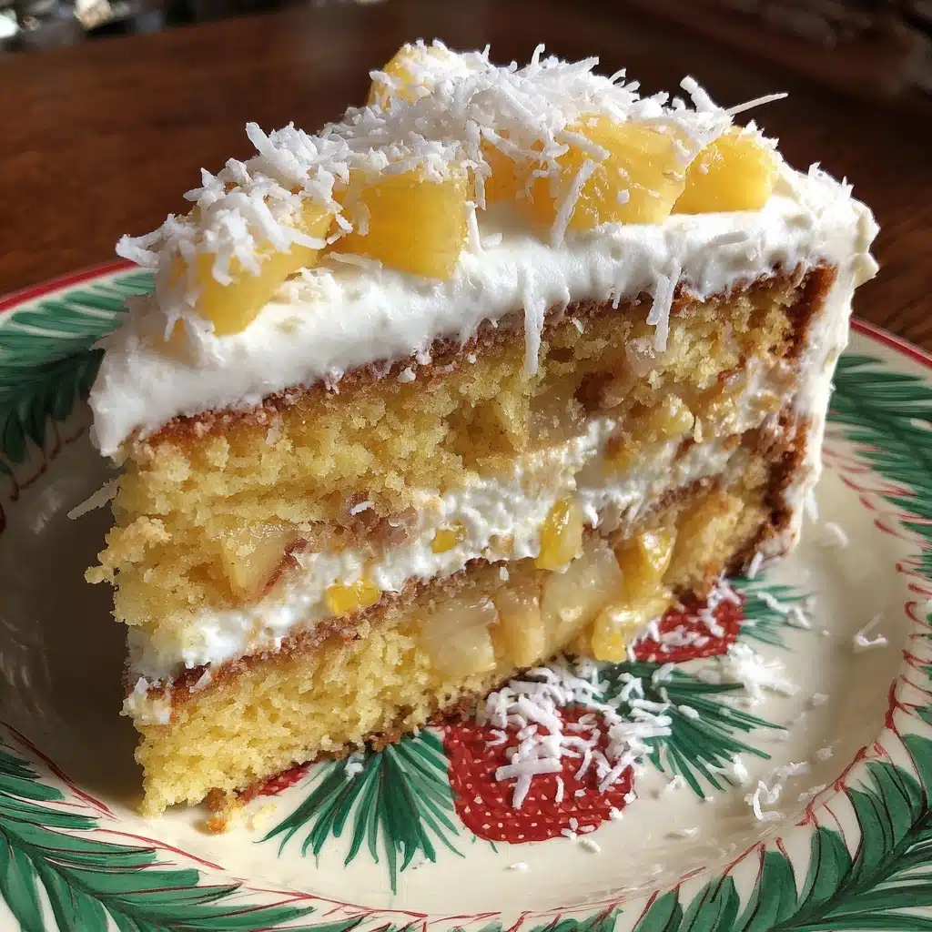 Pineapple and Coconut Dream Cake Recipe - Recipe Image