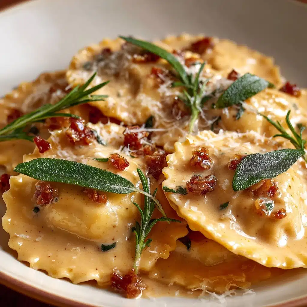 Ravioli with Sage Butter Sauce Recipe - Recipe Image