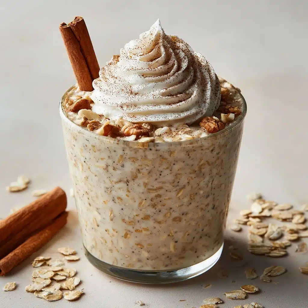 Cinnamon Roll Overnight Oats Recipe - Recipe Image