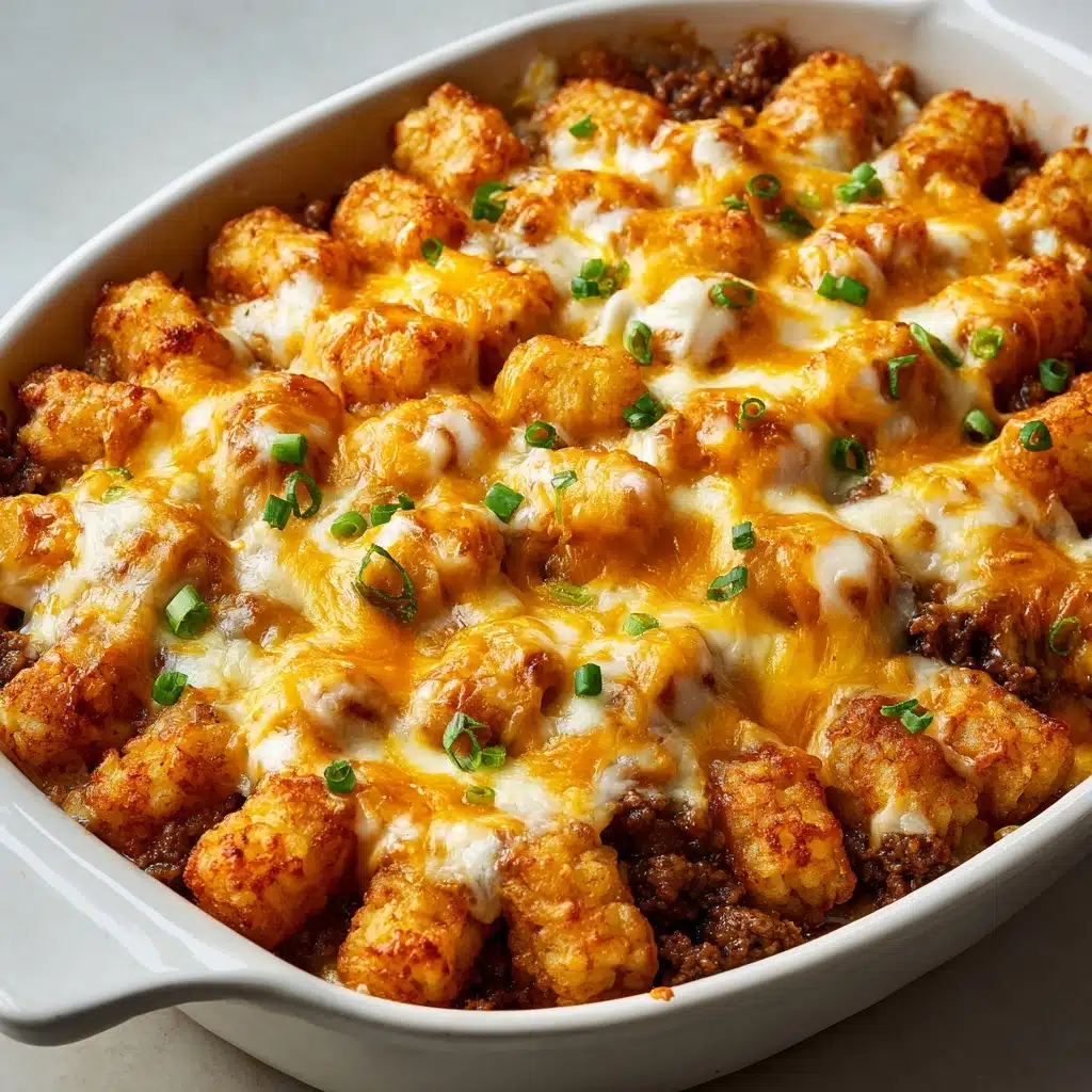 Tater Tot Casserole with Ground Beef Recipe - Recipe Image