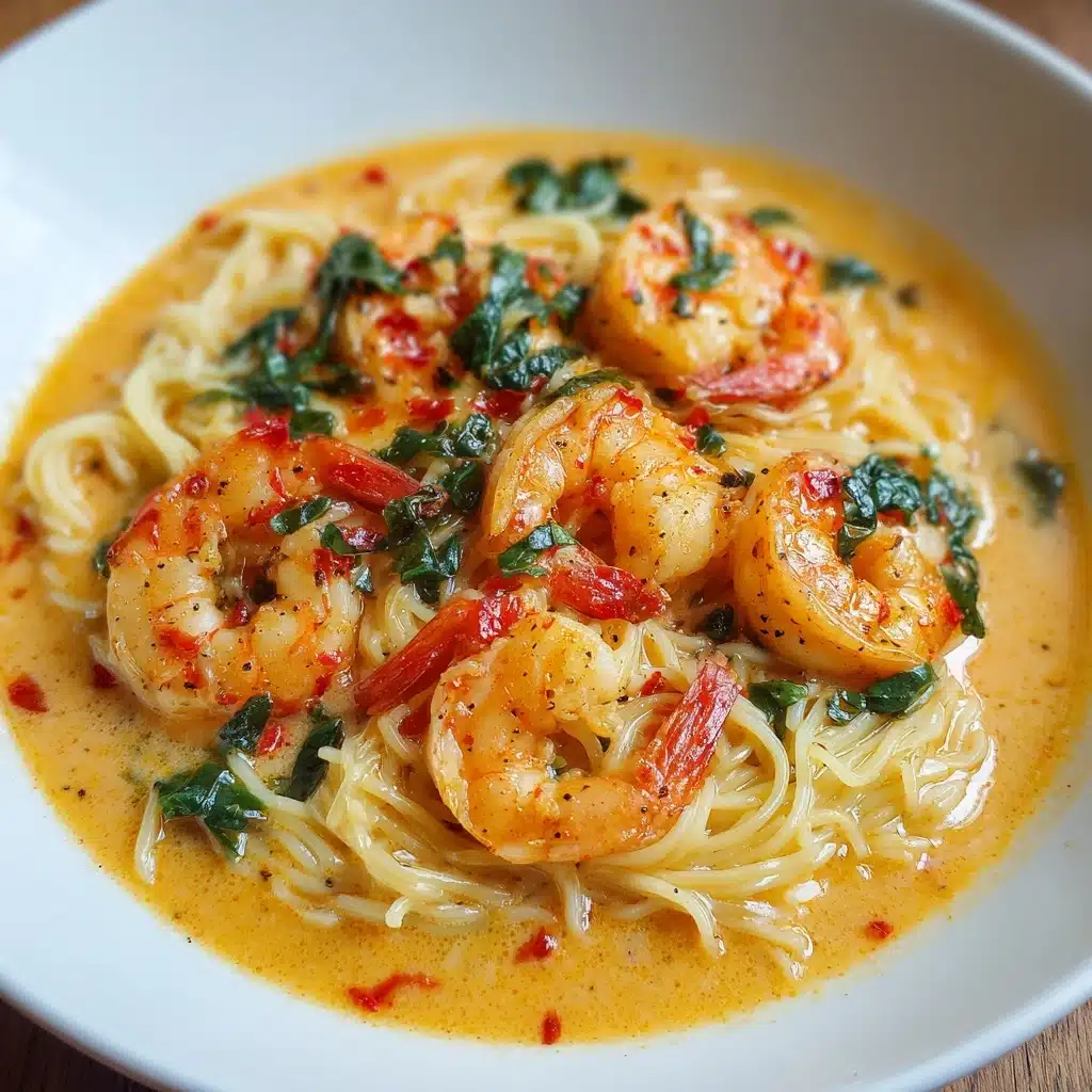Thai Shrimp Coconut Noodle Soup Recipe - Recipe Image