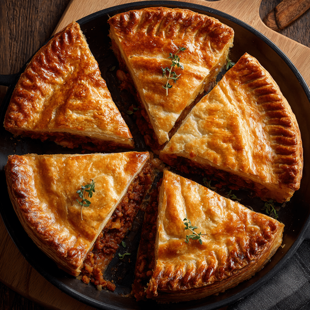 Delicious Meat Pie Recipe - Recipe Image