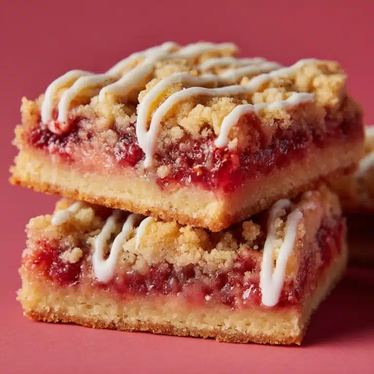 Rhubarb Shortbread Bars Recipe
