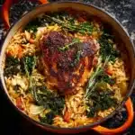 Chicken In A Pot with Lemon and Orzo Recipe