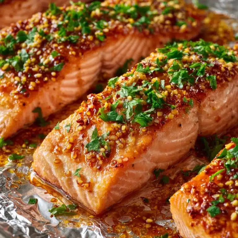Honey Mustard Salmon In Foil Recipe