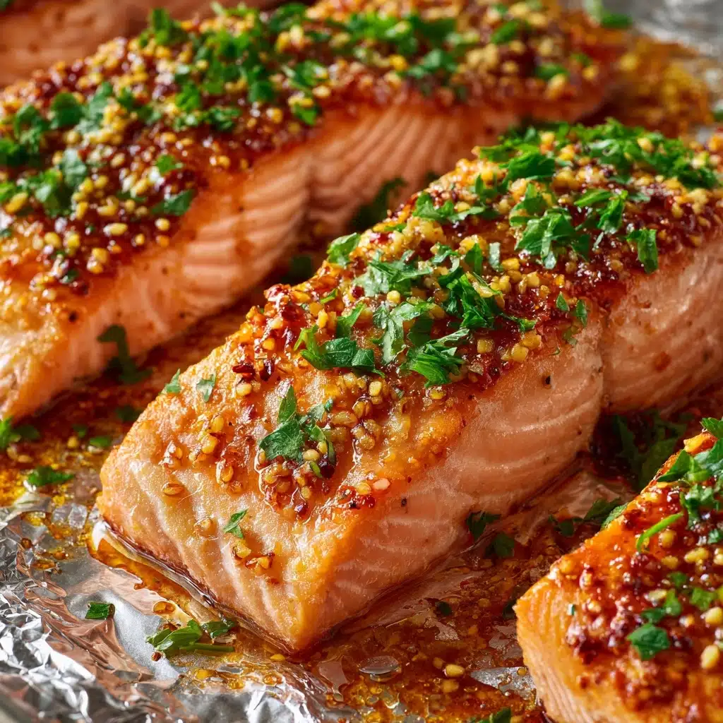 Honey Mustard Salmon In Foil Recipe