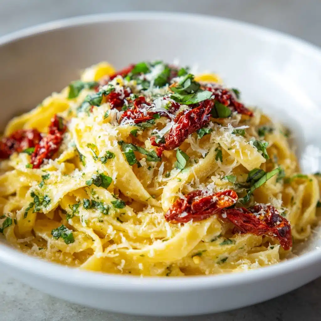 Vegan Creamy Sun-Dried Tomato Pasta Recipe - Recipe Image