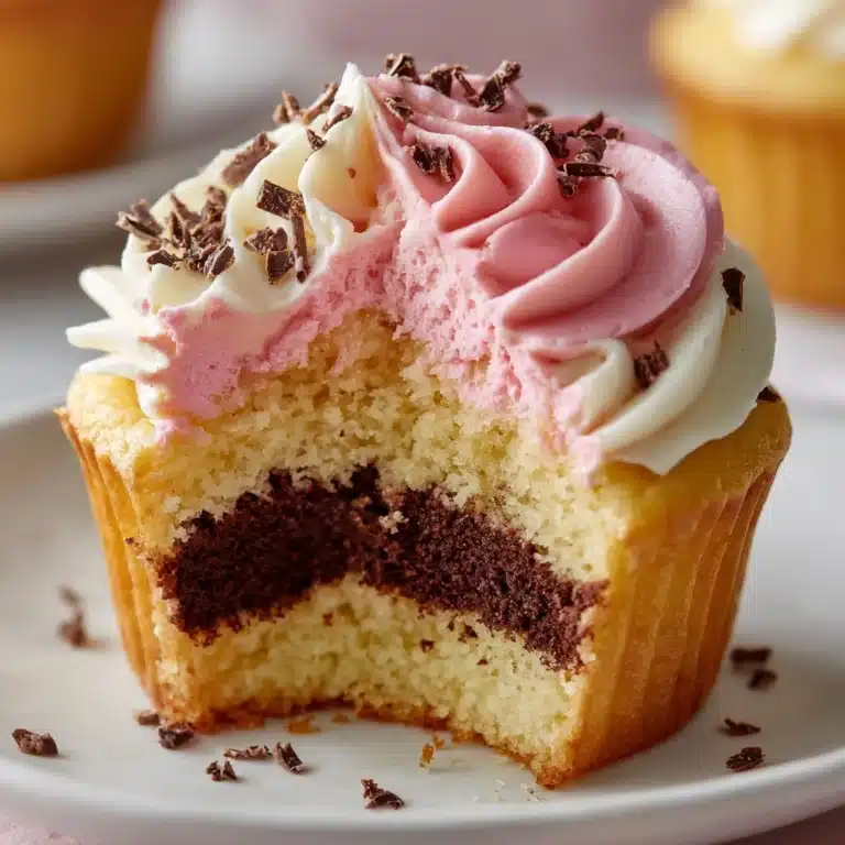 Heavenly Neapolitan Cream Cupcakes Recipe