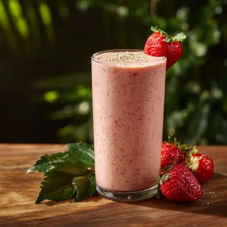 Fat Burning Strawberry Smoothie Recipe