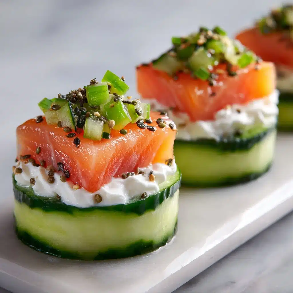 Cucumber Smoked Salmon Bites Recipe - Recipe Image