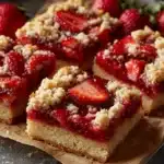 Strawberry Pie Bars Recipe