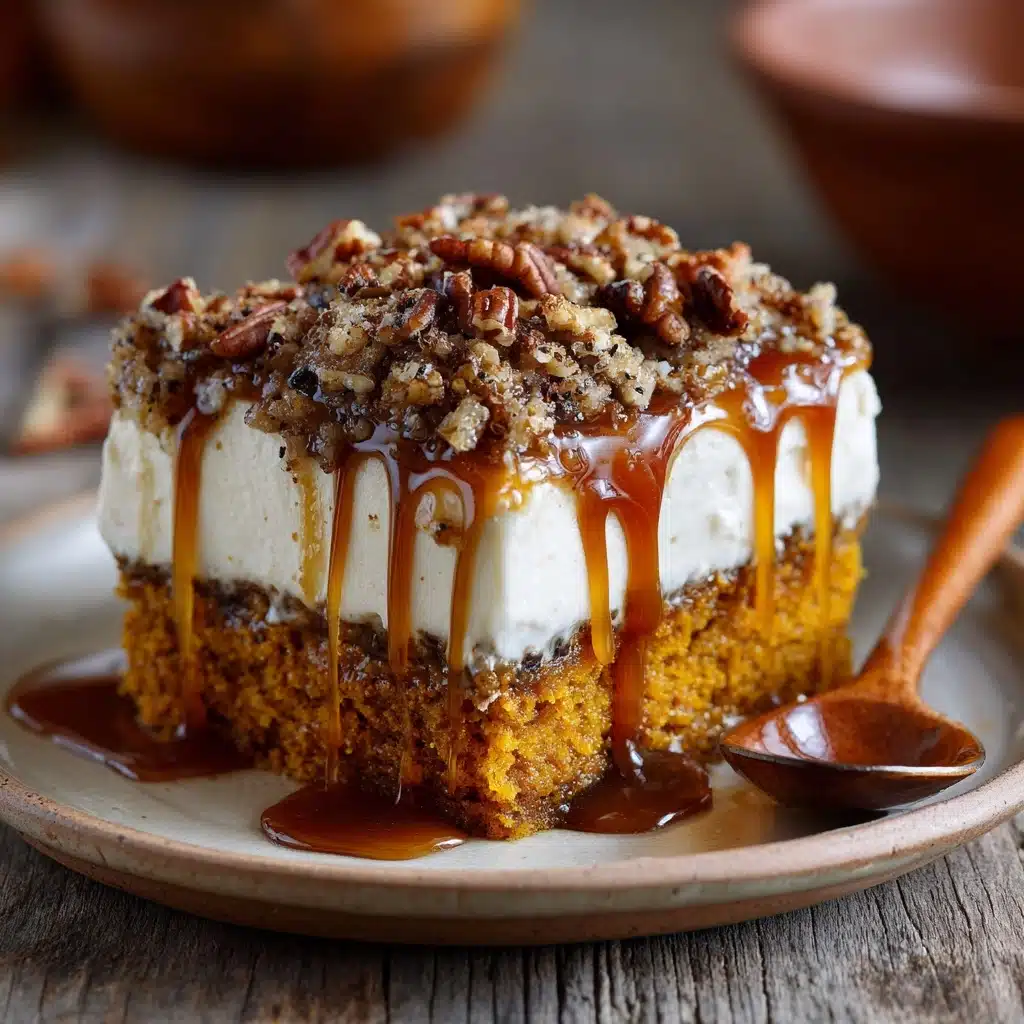 Pumpkin Caramel Poke Cake Recipe - Recipe Image