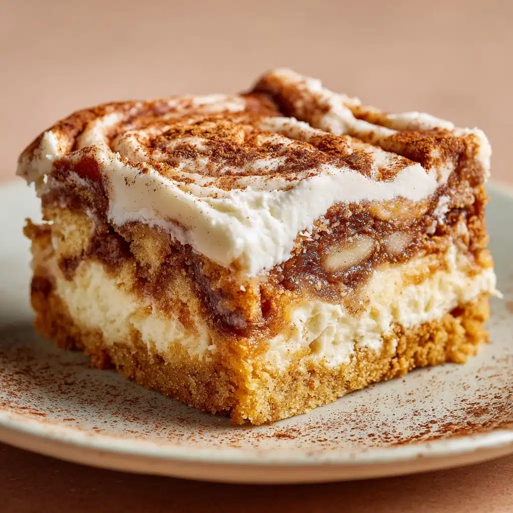 Cinnamon Roll Poke Cake Recipe - Recipe Image