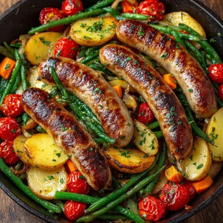 One-Pan Sausage and Vegetables Recipe