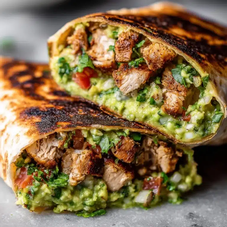 Chicken and Avocado Burritos Recipe