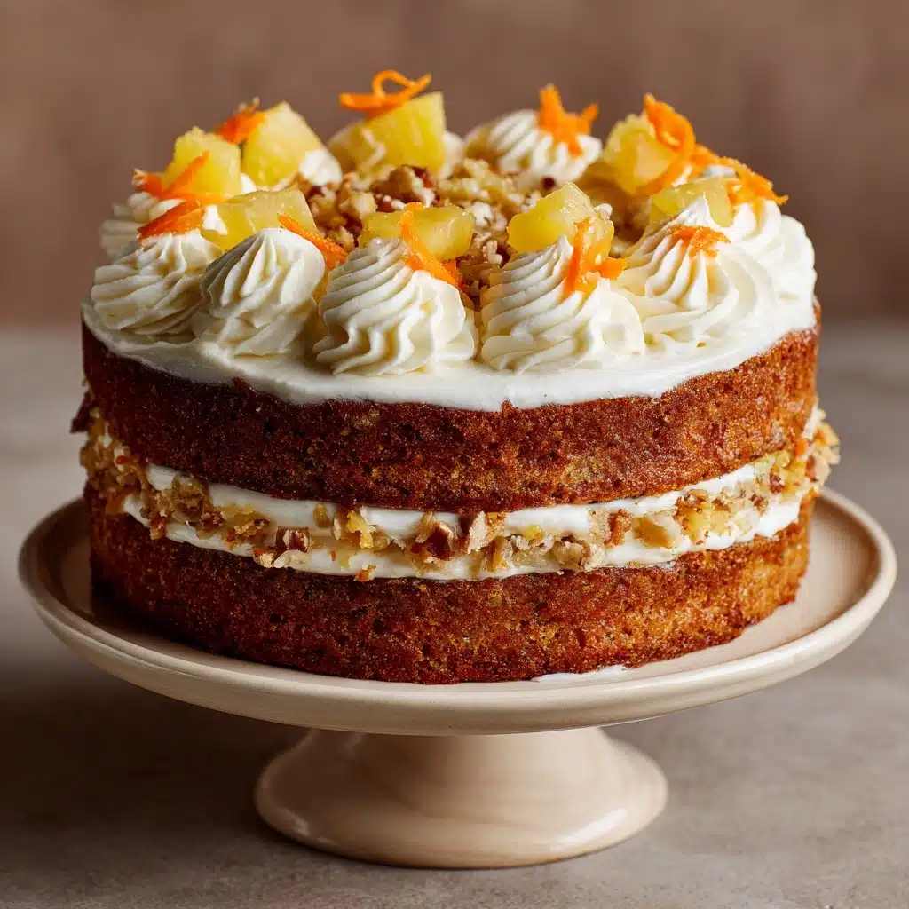 Hawaiian Pineapple Carrot Cream Cake Recipe - Recipe Image