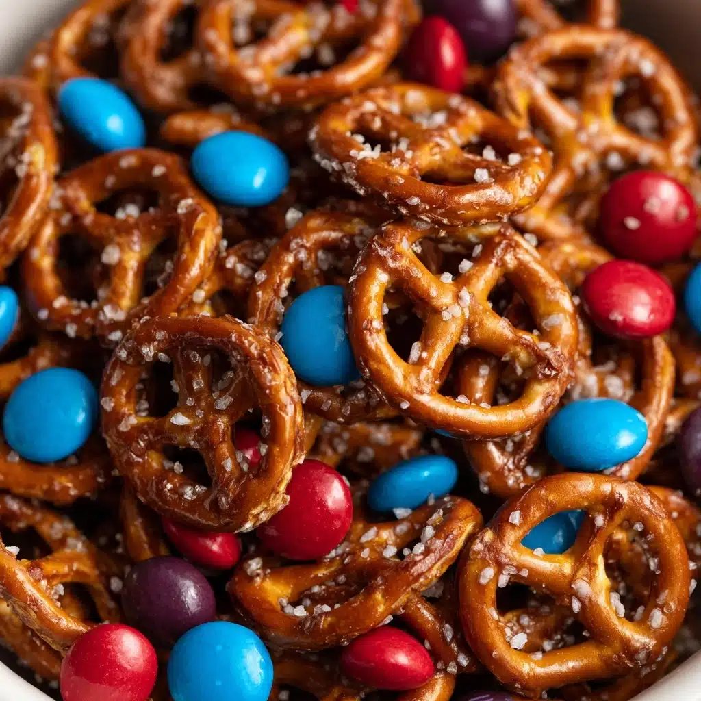 Rolo Pretzels with M\&M Candies Recipe - Recipe Image