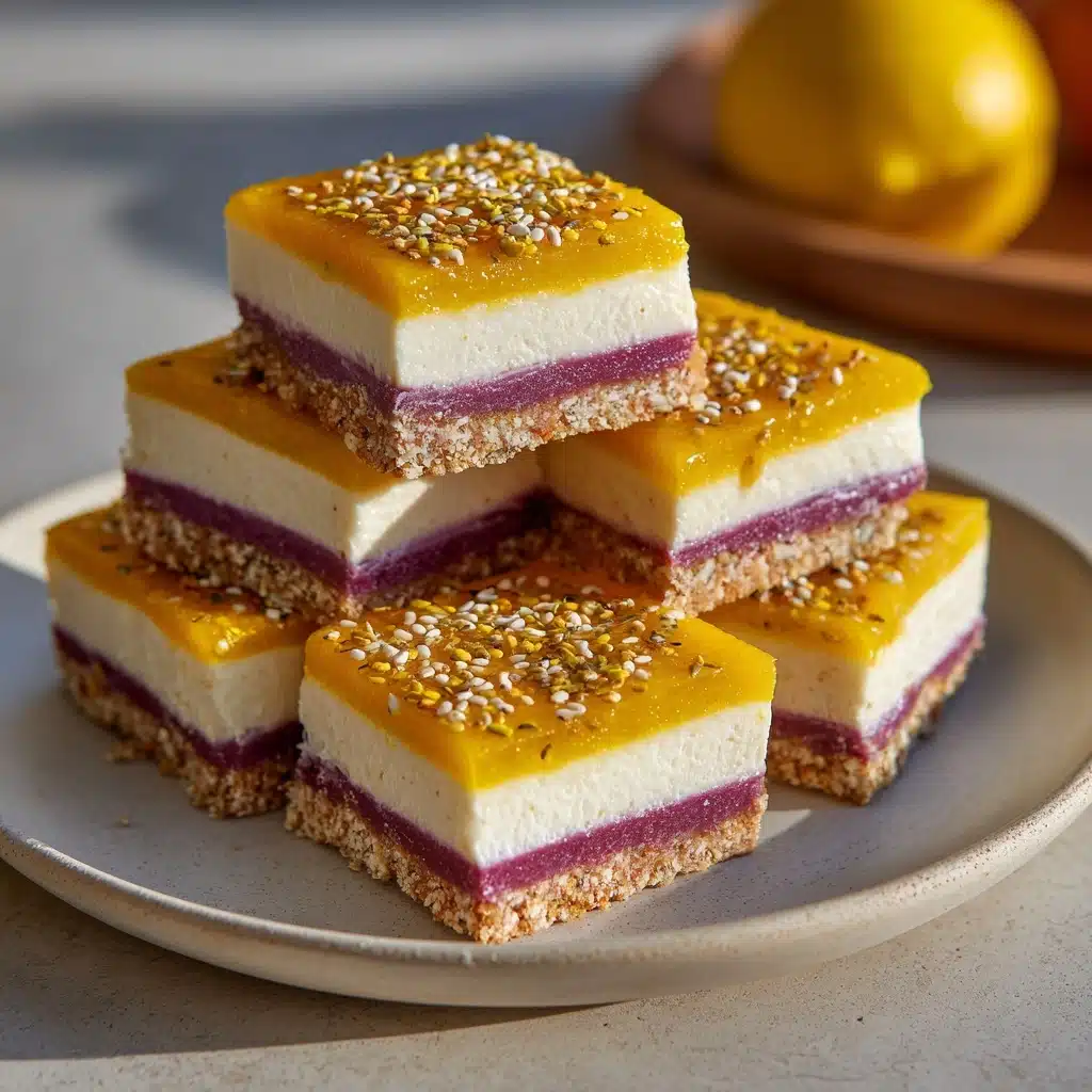 Mango Cheesecake Bars Recipe - Recipe Image