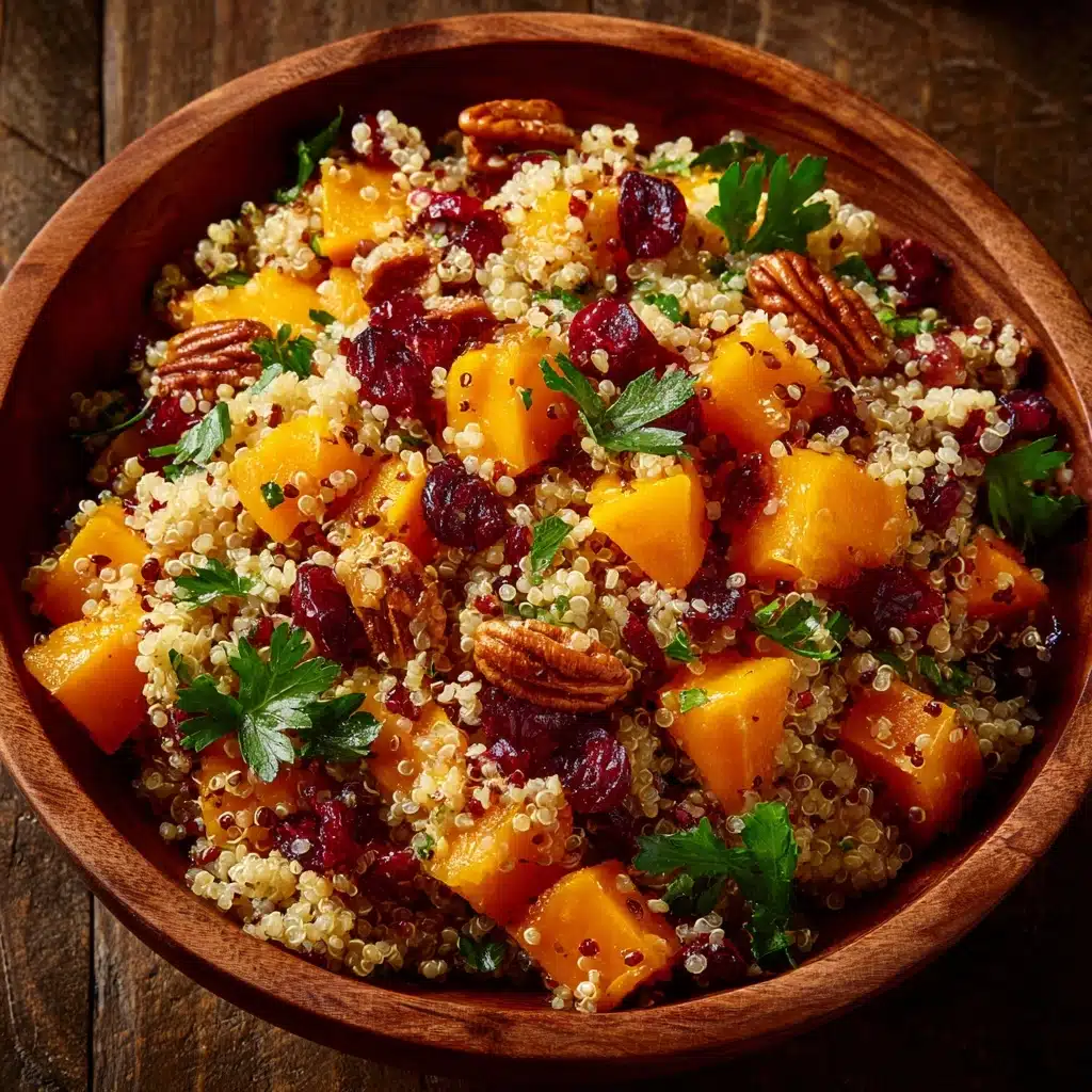 Roasted Pumpkin, Pecan & Cranberry Quinoa Salad Recipe - Recipe Image