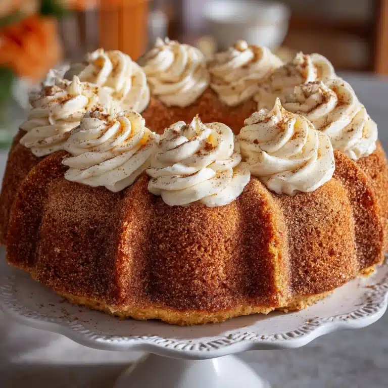 Snickerdoodle Bundt Cake Recipe