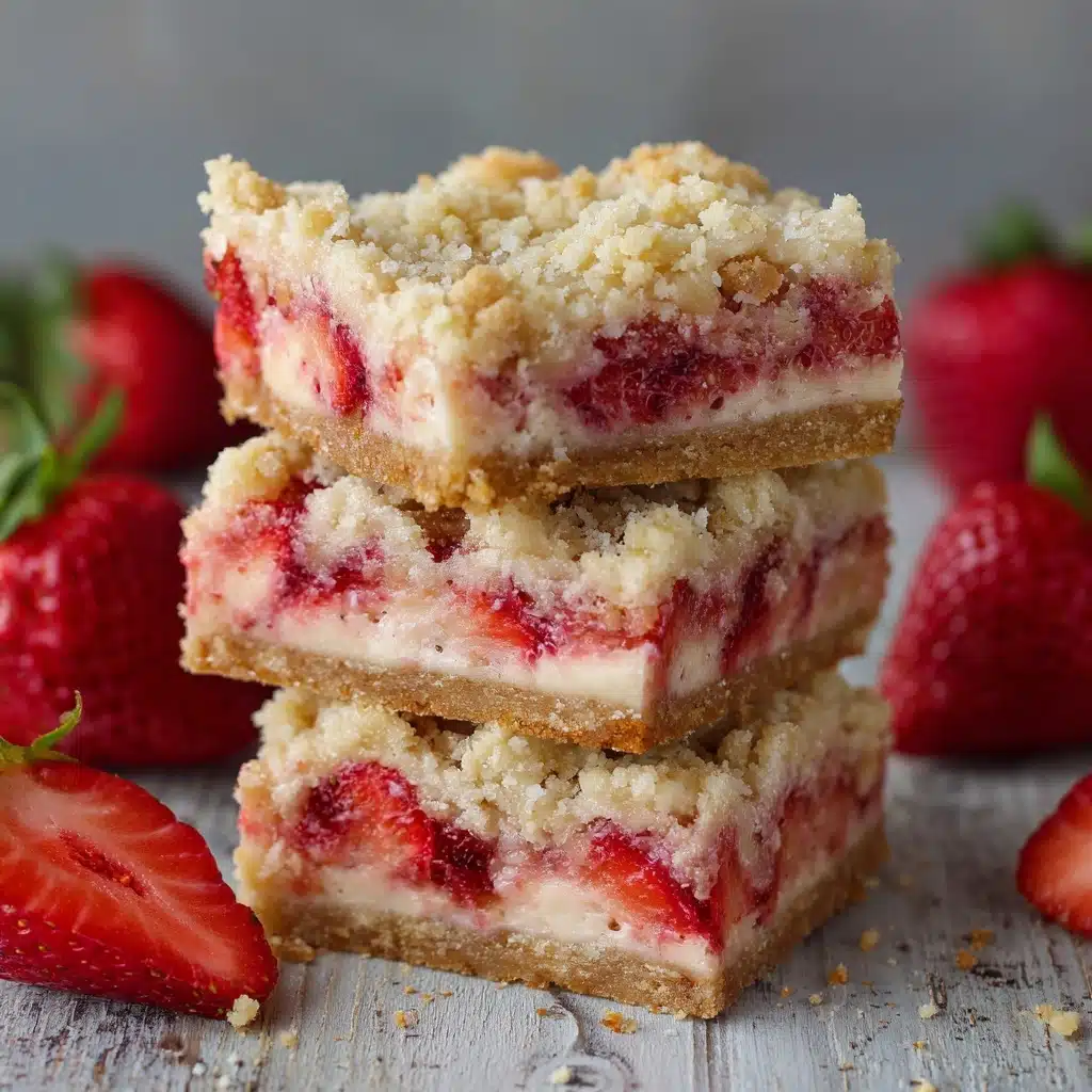 Strawberry Crunch Brownies Recipe - Recipe Image