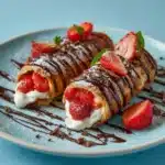 Strawberry Cream Rolls Recipe