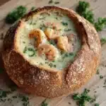 Stuffed Seafood Bread Bowl Recipe