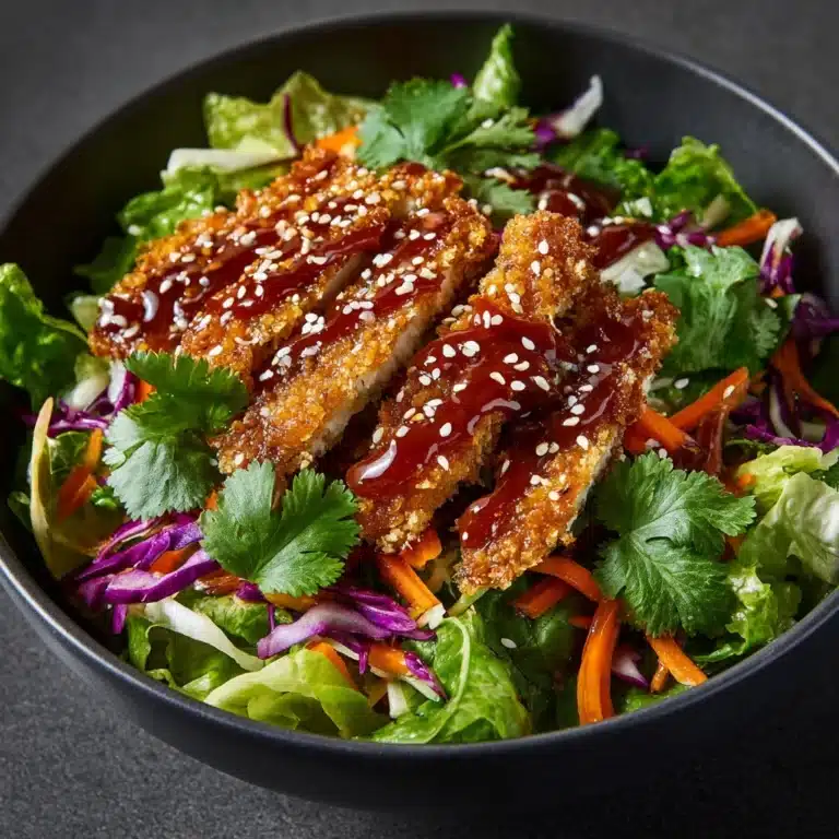 Crunchy Asian Sesame Chicken Salad Recipe