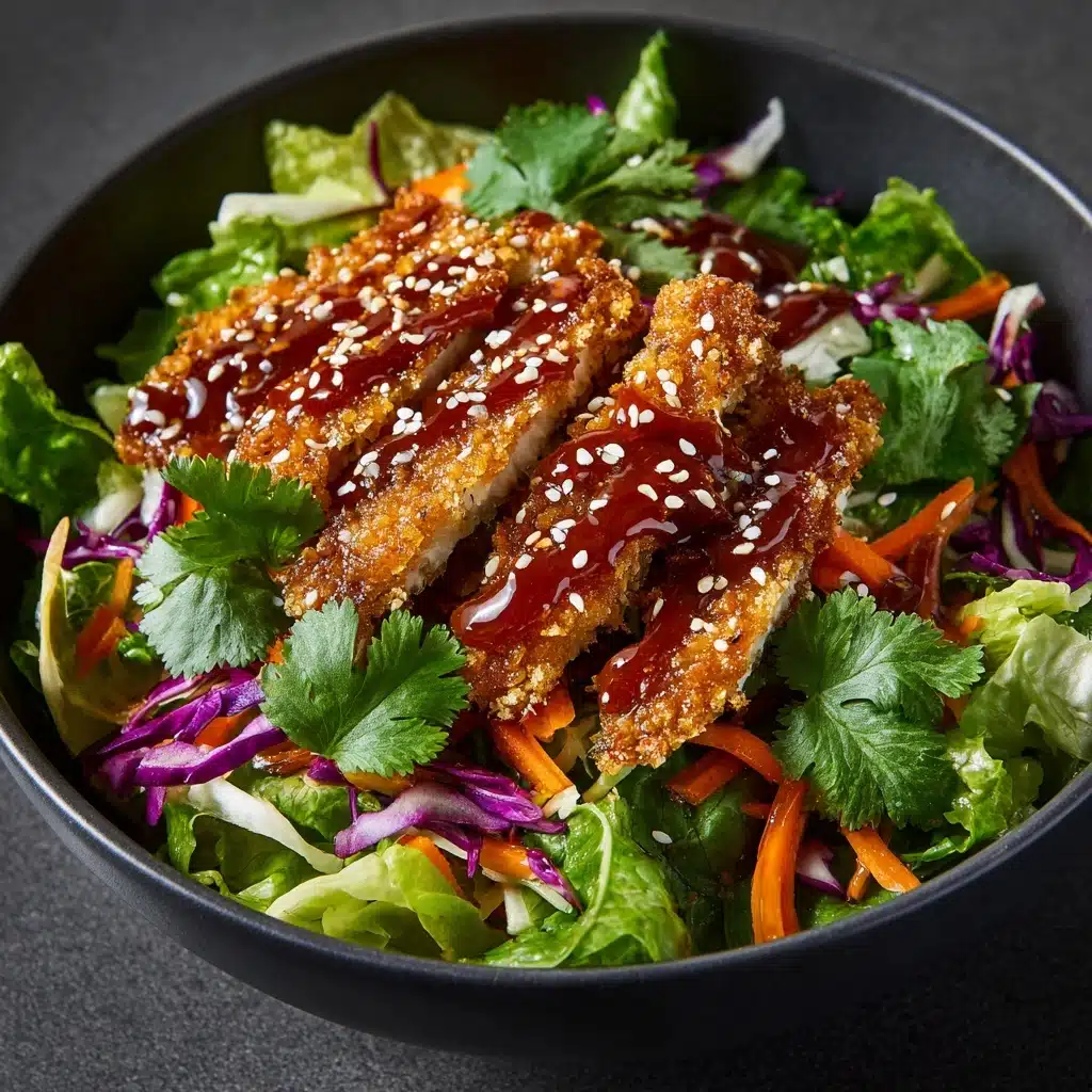 Crunchy Asian Sesame Chicken Salad Recipe - Recipe Image
