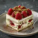 White Chocolate Raspberry Pistachio Tiramisu Recipe
