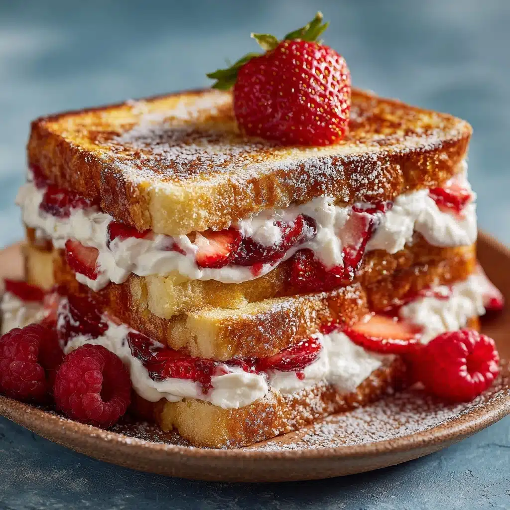 Strawberry Cheesecake Stuffed French Toast Recipe