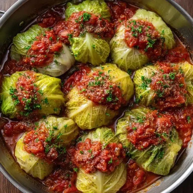 Mediterranean-Style Unstuffed Cabbage Rolls Recipe