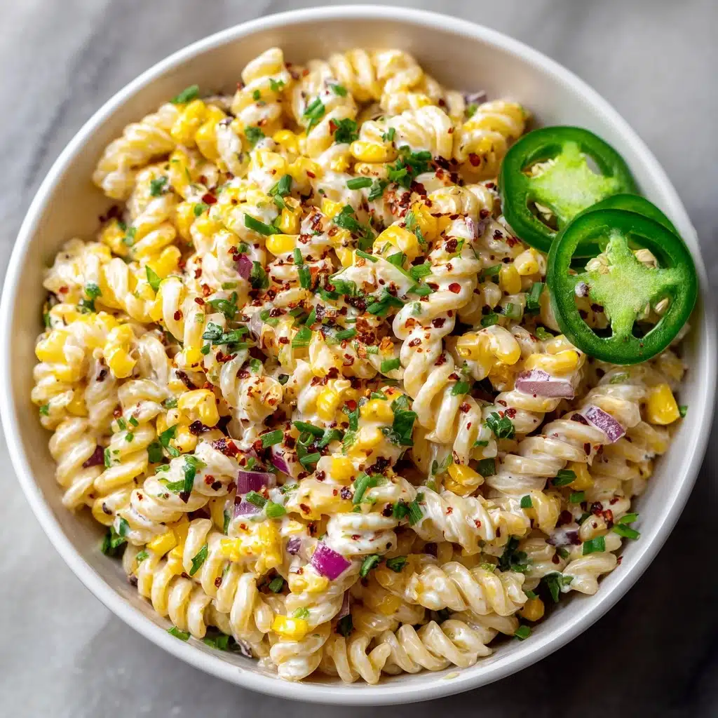 Mexican Street Corn Pasta Salad Recipe