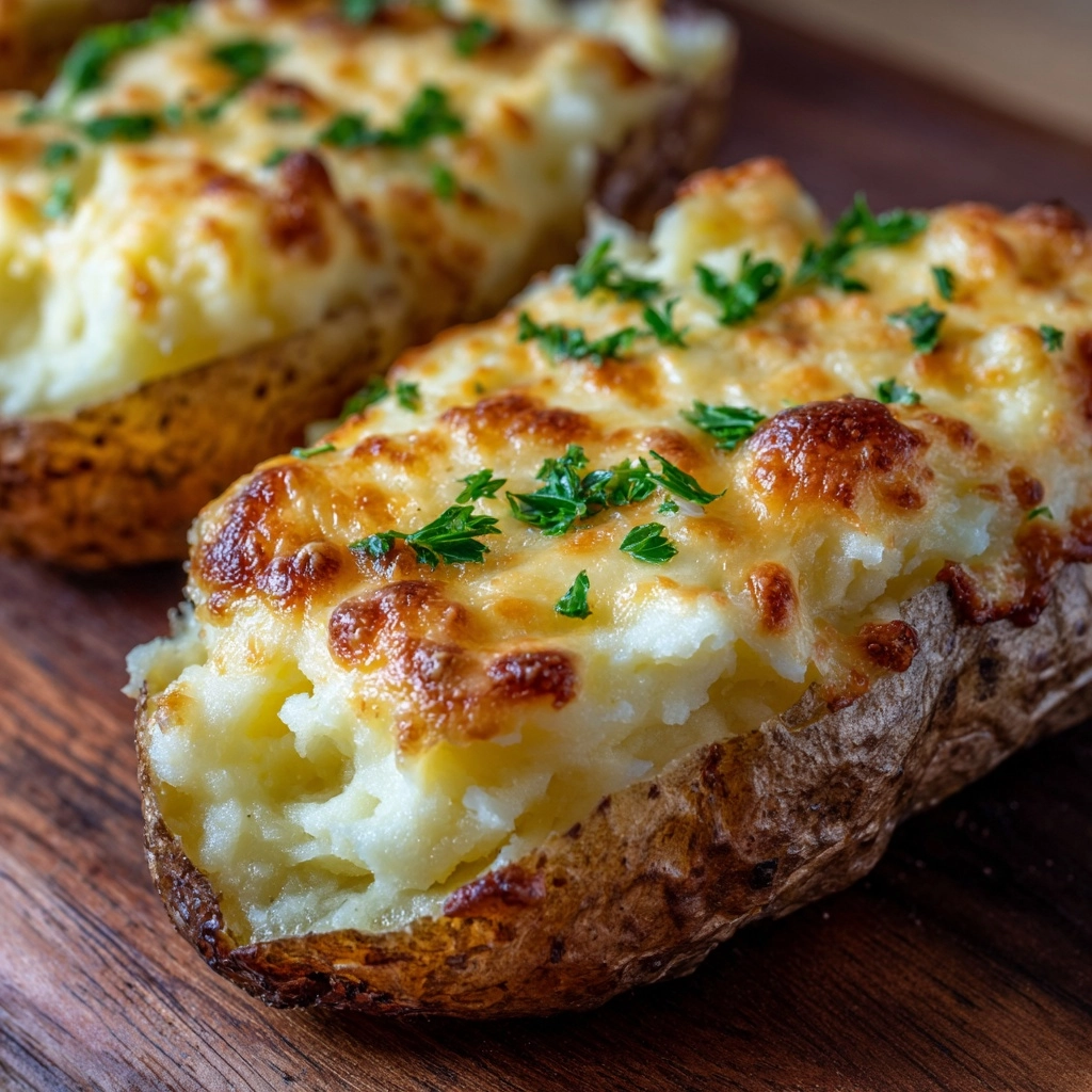 Twice-Baked Potatoes Recipe - Recipe Image