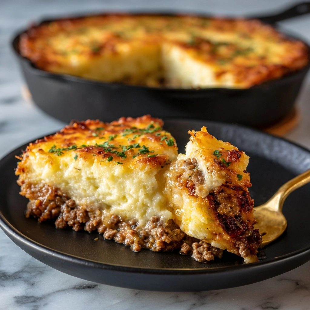 Cheddar Bay Ground Beef Cobbler Recipe - Recipe Image