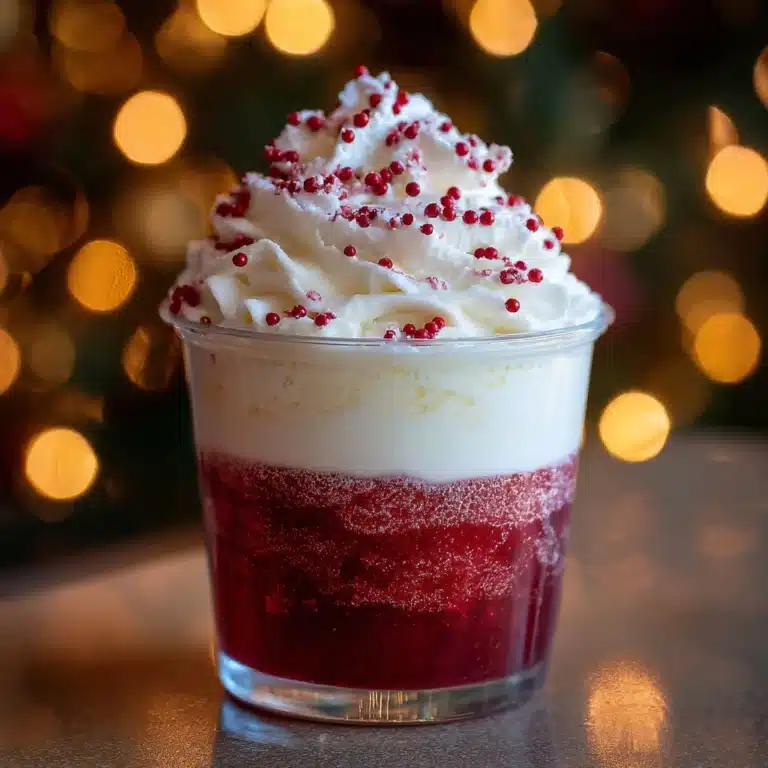 Santa Claus Frappuccino Recipe