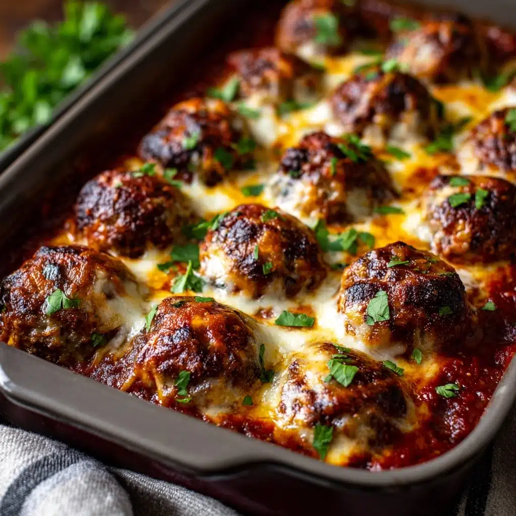 Dump and Bake Meatball Casserole Recipe - Recipe Image