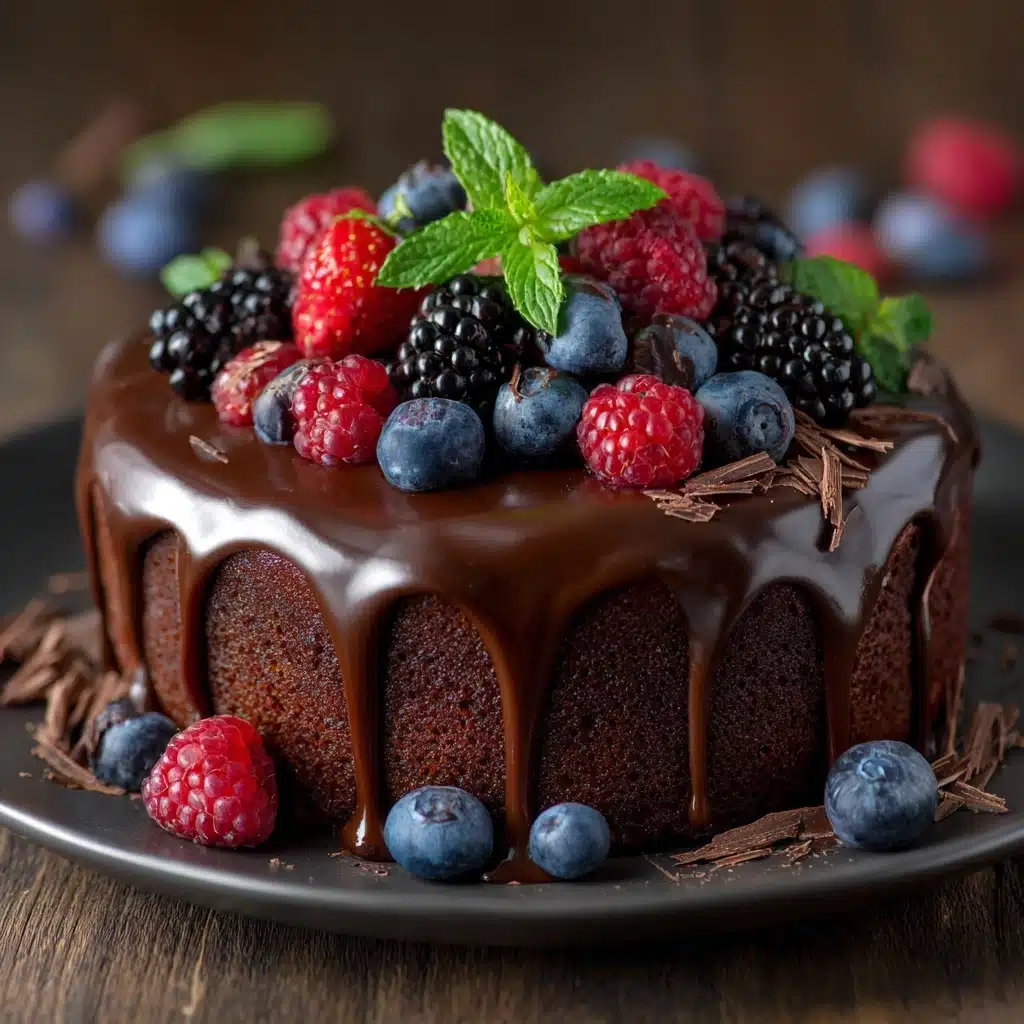 Easy Chocolate Fudge Cake Recipe - Recipe Image